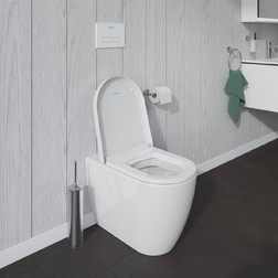 Унитаз напольный Duravit ME by Starck 2169090000 белый - изображение 4