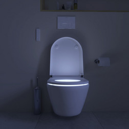 Унитаз подвесной Duravit D-Neo 654000012004300 SensoWash белый - изображение 6