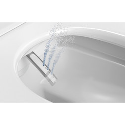 Унитаз подвесной Duravit D-Neo 654000012004300 SensoWash белый - изображение 2