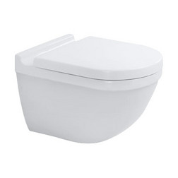 Унитаз подвесной Duravit Starck 3 2527090000 безободковый белый - изображение 1