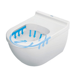 Унитаз подвесной Duravit Starck 3 2527090000 безободковый белый - изображение 2