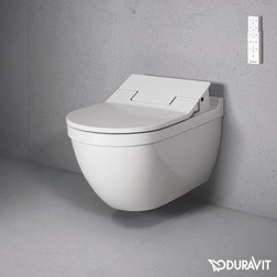 Подвесной Унитаз с функцией биде Duravit Starck 3 2226590000-611000002304300 белый - изображение 2
