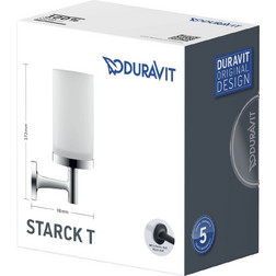 Стакан для зубных щеток Duravit Starck T 0099314600 чёрный матовый - изображение 5