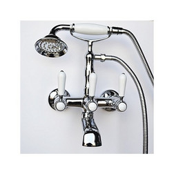 Смеситель для ванной Magliezza Bianco 50105-4Cr хром - изображение 1