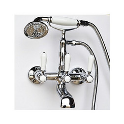 Смеситель для ванны с лейкой Magliezza Bianco 50105-3CR хром - изображение 1