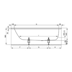 Bette Select 3412-000 стальная Ванна 170х750 см белая - изображение 7