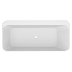 Ванна Uni-Flow Kube FS324-1700 Matt White отдельностоящая - изображение 3