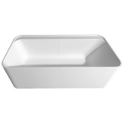 Ванна Uni-Flow Kube FS324-1700 Matt White отдельностоящая - изображение 2