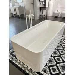 Ванна Uni-Flow Kube FS324 170х78 см Белый глянец Gloss White - изображение 1