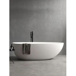 Uni-Flow OVA FS302-1700 170×85 — отдельностоящая ванна, Gloss White - изображение 3