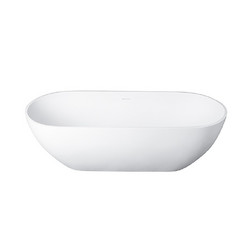 Ванна Uni-Flow OVAL FS307-1750 175×85, отдельностоящая-Matt White - изображение 3