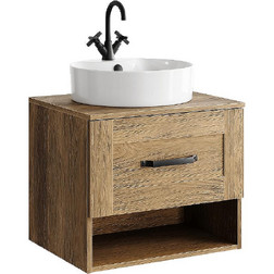 Тумба Aqwella Craft 60 см, дуб балтийский CRF0106DB - изображение 1