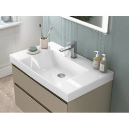 Тумба с раковиной Kerama Marazzi CUB.80.2\LIM Cubo 80 см лимо матовая - изображение 1