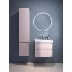 Тумба с раковиной Kerama Marazzi CUB.60.2\MAL Cubo 60 см - мальва матовая - изображение 1