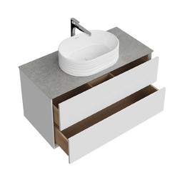 Тумба Kerama Marazzi PLB.M.100.2\WHT Plaza Modern 100 см - белая - изображение 1