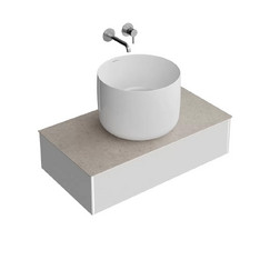 Тумба подвесная Kerama Marazzi MA.90.1\MGR.M Magica 90 см - утренний серый матовый - изображение 1