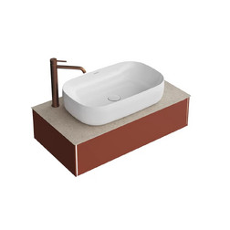Тумба подвесная Kerama Marazzi MA.90.1\VR.M Magica 90 см - красный матовый - изображение 1