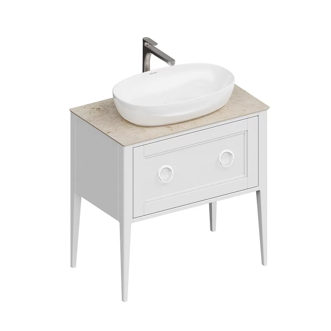 Тумба Kerama Marazzi PL.CN.100.1\WHT.M Plaza Classic 100 см - белая матовая