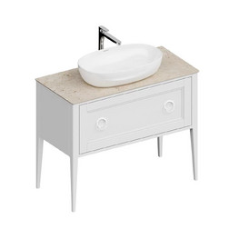 Тумба Kerama Marazzi PL.CN.100.1\WHT.M Plaza Classic 100 см - белая матовая - изображение 1