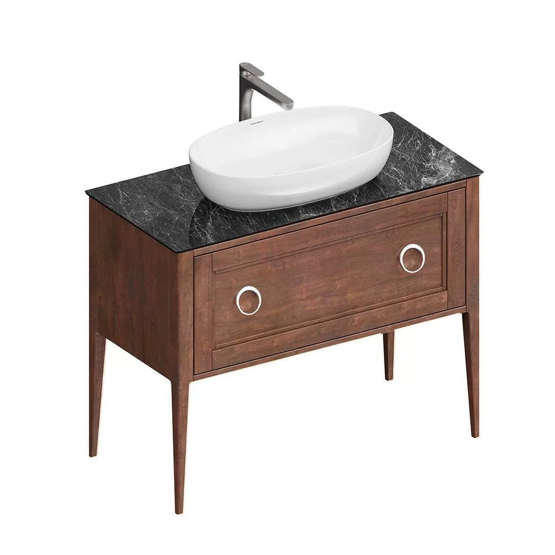 Тумба напольная Kerama Marazzi PL.CN.120.1+1\WHT.M Plaza Classic Neo 120 см - белая матовая