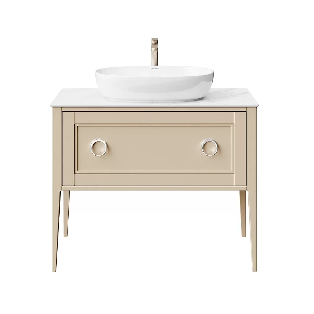 Тумба напольная Kerama Marazzi PL.CN.120.1+1\WHT.M Plaza Classic Neo 120 см - белая матовая