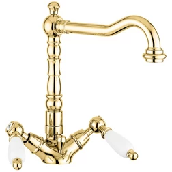 Emmevi 121613/OR Deco Ceramic, смеситель для раковины - золото - изображение 1