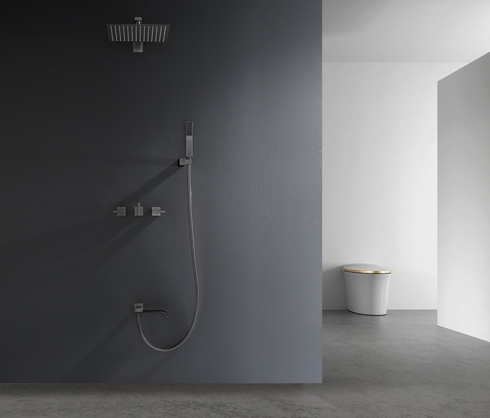 Смеситель Emmevi 12120/BR Deco Classic, для ванны на 4 отверстия - цвет бронза