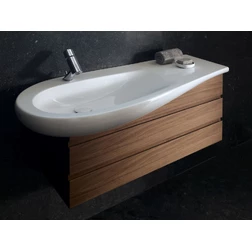 Тумба для ванной Laufen Alessi One 4.3043.1.097.630.1 - отделка натуральный шпон, цвет орех 630 - изображение 2