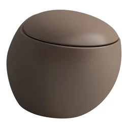 Laufen Alessi One 8.2097.1.188.000.1 - Унитаз подвесной, безободковый цвет caffe матовый, с покрытием LCC - изображение 1