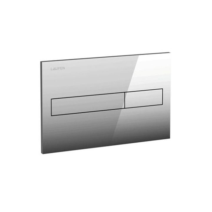 Клавиша Laufen Lis 8.9566.3.000.000.1 - для инсталляции, двойная бесконтактная, белое стекло