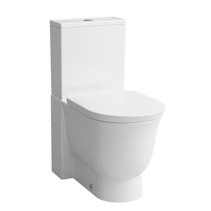 Клавиша Laufen Lis 8.9566.3.000.000.1 - для инсталляции, двойная бесконтактная, белое стекло