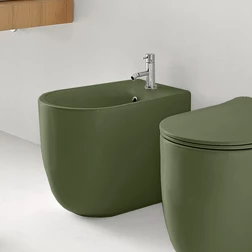 Биде напольное Kerasan Nolita 532011*1 Verde Muschio - изображение 1