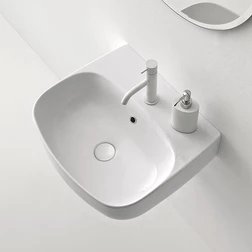 Раковина Kerasan Nolita 534001*1 подвесная 50х45 см белая - изображение 1