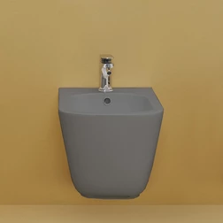 Биде подвесное Kerasan Tribeca 512589 цвет Ferro matt (серое) - изображение 1