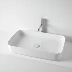 Раковина Kerasan Tribeca 460201 - накладная 70*43 см, белая - изображение 1