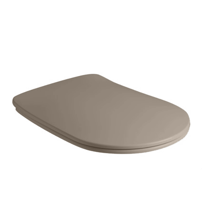 Kerasan Nolita 539189 Slim - Сиденье с крышкой микролифт быстросъемное, цвет Ferro Matt