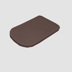 Сиденье Kerasan Tribeca 519175 для унитаза микролифт, Slim цвет Borgogna matt - изображение 1