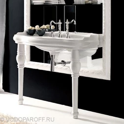 Раковина на 100 см Kerasan RETRO 105001*1 с керамическими ногами 108301 - изображение 1