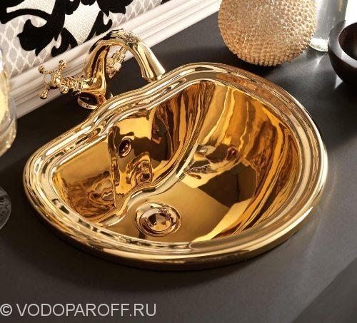 Раковина для ванной врезная встраиваемая на 46 см Kerasan RETRO 1031