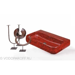 Раковина для ванной на 80 см CIELO Jungle SHLAS80 (цвет monty red) - изображение 2