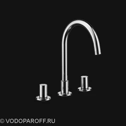 Смеситель для раковины на 3 отверстия hansgrohe AXOR Starck 10135 000 (хром) - изображение 1