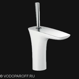 Смеситель для раковины hansgrohe PuraVida 15070 400 (белый/хром) - изображение 1