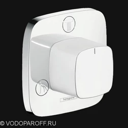Запорный и переключающий вентиль hansgrohe PuraVida 15937 - изображение 1