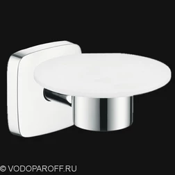 Мыльница с держателем hansgrohe PuraVida 41502 000 (хром) - изображение 1