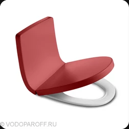 Спинка и сидение с крышкой для унитаза Roca Khroma (цвет красный) - изображение 1