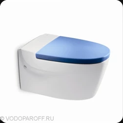 Унитаз подвесной Roca Khroma 346657000 (цвет синий) - изображение 1