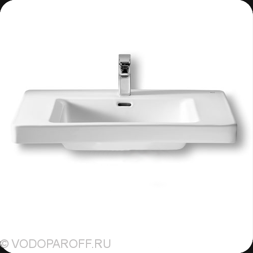 Раковина для ванной Roca Khroma 327651000 с подвесной полуколонной 337652000