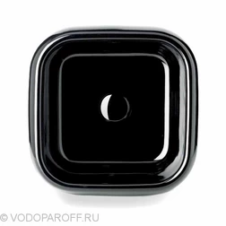 Раковина накладная 40 см CIELO shui SHLAA40N (цвет черный глянец) - изображение 1