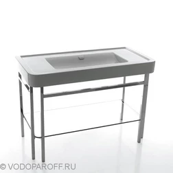 Раковина для ванной на 120 см cielo Opera OPC120 с напольной консолью OPST120 - изображение 1