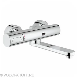 Смеситель настенный бесконтактный инфракрасный для раковины GROHE Eurosmart Cosmopolitan E 36333 000 (хром) - изображение 1